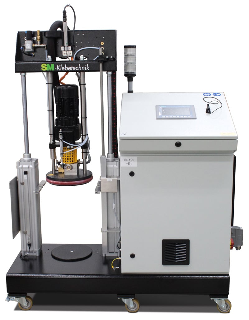 sm-klebetechnik-Filterverklebungen-kleiner-PUR-Fassschmelzer SM Klebetechnik Filterverklebungen kleiner PUR-Fassschmelzer